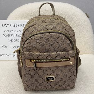 JIELSHI LOTUS –  2075#  Tas Ransel Wanita – Backpack Cewek Bahan Kulit PU Premium Anti Air