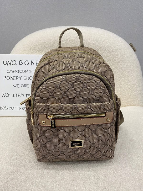 JIELSHI LOTUS -  2075#  Tas Ransel Wanita - Backpack Cewek Bahan Kulit PU Premium Anti Air