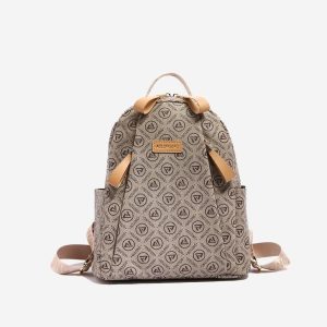 AOLONG LAVERA 5028 #RS.174 – Tas Ransel Wanita – Backpack Cewek Bahan Kulit PU Leather