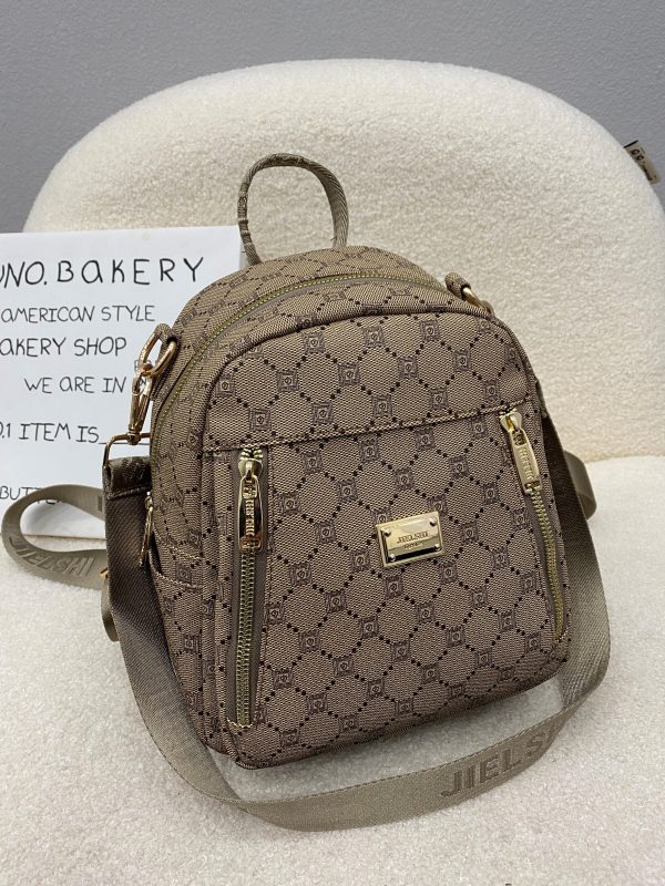 JIELSHI Tas Ransel Sandra 5286-J #SL.183 - Backpack Cewek Bahan Kulit PU Premium