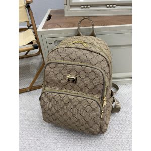 JIELSHI  FLOURA –  5285-J # Tas Ransel Wanita – Backpack Cewek Bahan Kulit PU Leather Premium