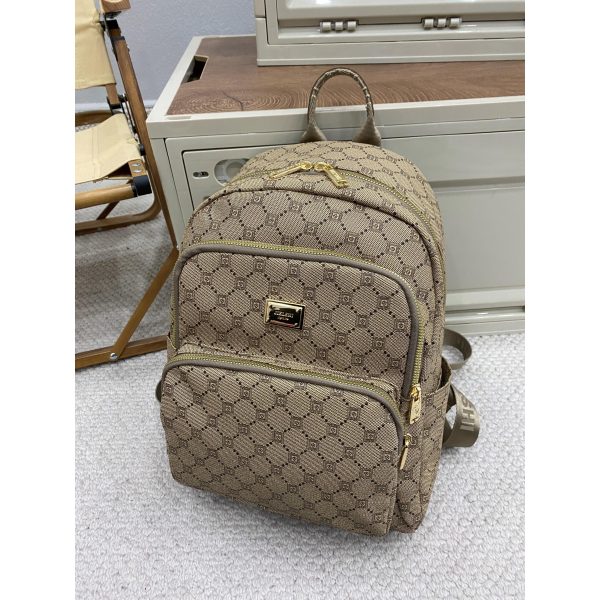 JIELSHI  FLOURA -  5285-J # Tas Ransel Wanita - Backpack Cewek Bahan Kulit PU Leather Premium - Image 2