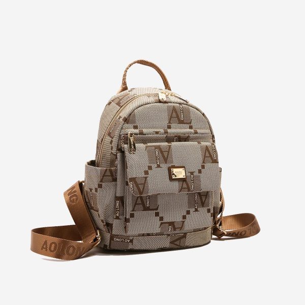 AOLONG Tas Ransel Azani 0237 #RS.205 - Backpack Cewek Terbaru Bahan Kulit PU Leather - Image 3