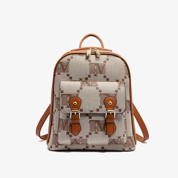 AOLONG  ALIFA -  8966 # Tas Ransel Wanita - Backpack Cewek Bahan Kulit PU Leather Premium - Image 3