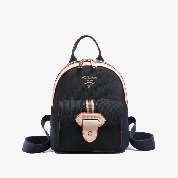 AOLONG Tas Ransel Anika 8965 #RS.171 - Backpack Mini Wanita Bahan Kanvas Premium - Image 5