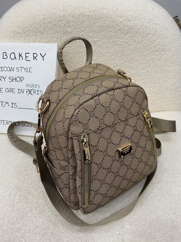 JIELSHI Tas Ransel Sandra 5286-J #SL.183 - Backpack Cewek Bahan Kulit PU Premium - Image 5