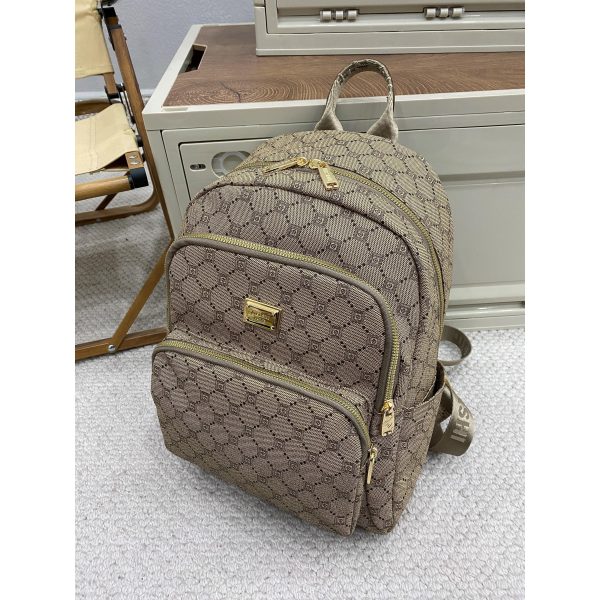 JIELSHI  FLOURA -  5285-J # Tas Ransel Wanita - Backpack Cewek Bahan Kulit PU Leather Premium - Image 3