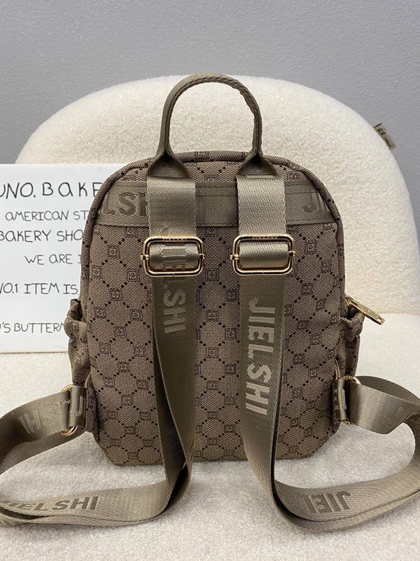 JIELSHI LOTUS -  2075#  Tas Ransel Wanita - Backpack Cewek Bahan Kulit PU Premium Anti Air - Image 4
