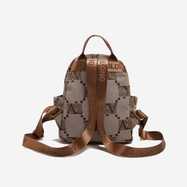 AOLONG Tas Ransel Azani 0237 #RS.205 - Backpack Cewek Terbaru Bahan Kulit PU Leather - Image 4