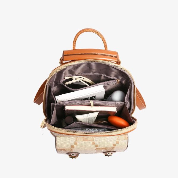 AOLONG  ALIFA -  8966 # Tas Ransel Wanita - Backpack Cewek Bahan Kulit PU Leather Premium - Image 4