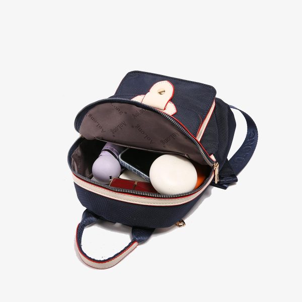AOLONG Tas Ransel Anika 8965 #RS.171 - Backpack Mini Wanita Bahan Kanvas Premium - Image 3