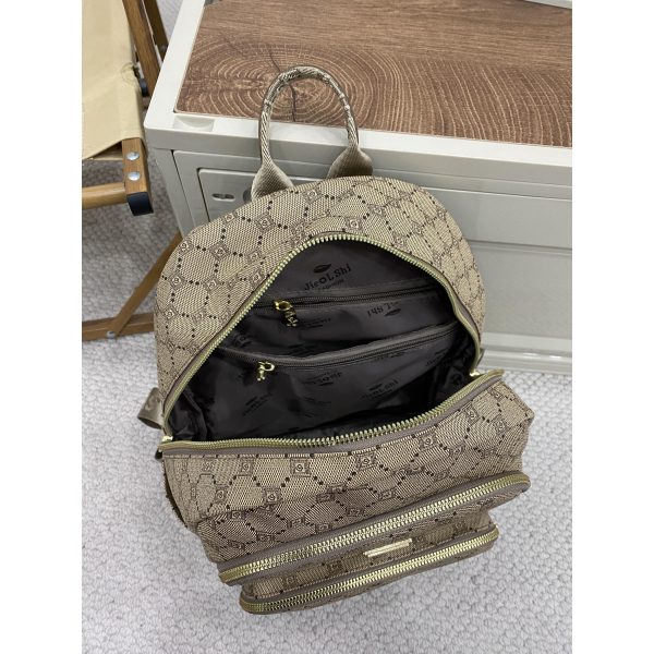 JIELSHI  FLOURA -  5285-J # Tas Ransel Wanita - Backpack Cewek Bahan Kulit PU Leather Premium - Image 4