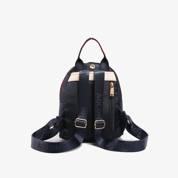 AOLONG Tas Ransel Anika 8965 #RS.171 - Backpack Mini Wanita Bahan Kanvas Premium - Image 4