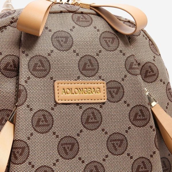 AOLONG LAVERA 5028 #RS.174 - Tas Ransel Wanita - Backpack Cewek Bahan Kulit PU Leather - Image 5