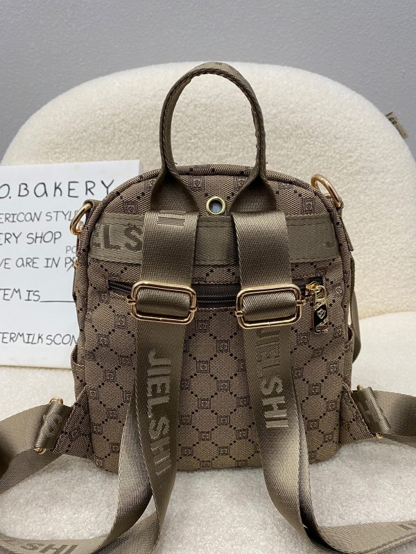 JIELSHI Tas Ransel Sandra 5286-J #SL.183 - Backpack Cewek Bahan Kulit PU Premium - Image 3