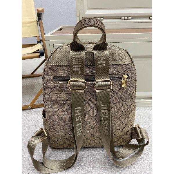 JIELSHI  FLOURA -  5285-J # Tas Ransel Wanita - Backpack Cewek Bahan Kulit PU Leather Premium - Image 5