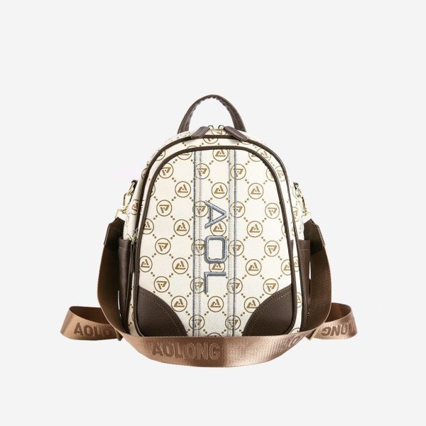 AOLONG LAMINA 5030 #RS.187 - Tas Ransel Wanita - Backpack Cewek Bahan Kulit PU Leather