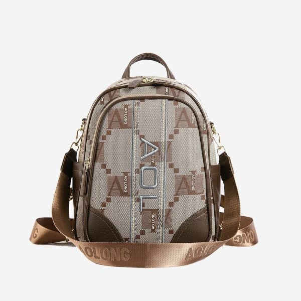 AOLONG LAMINA 5030 #RS.187 - Tas Ransel Wanita - Backpack Cewek Bahan Kulit PU Leather - Image 3