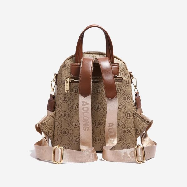 AOLONG FIANI 5033 #RS.193 - Tas Ransel Wanita - Backpack Cewek Cantik Bahan Kulit PU Leather Premium - Image 5