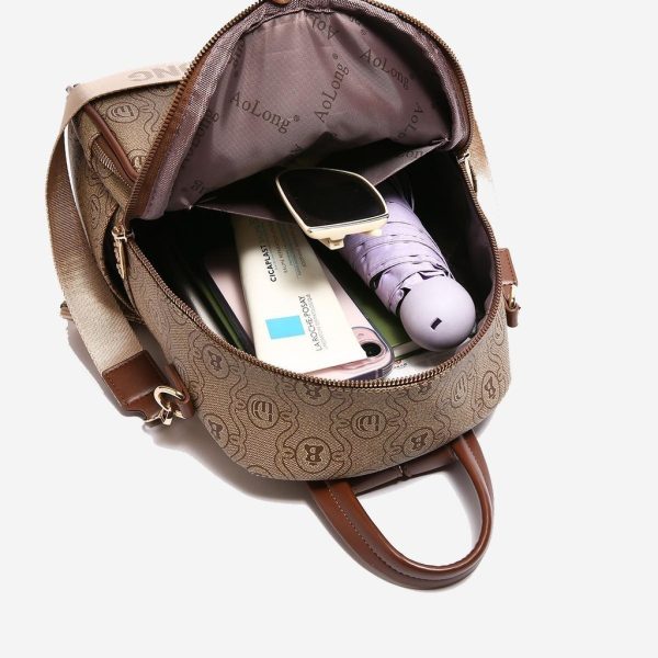 AOLONG FIANI 5033 #RS.193 - Tas Ransel Wanita - Backpack Cewek Cantik Bahan Kulit PU Leather Premium - Image 6