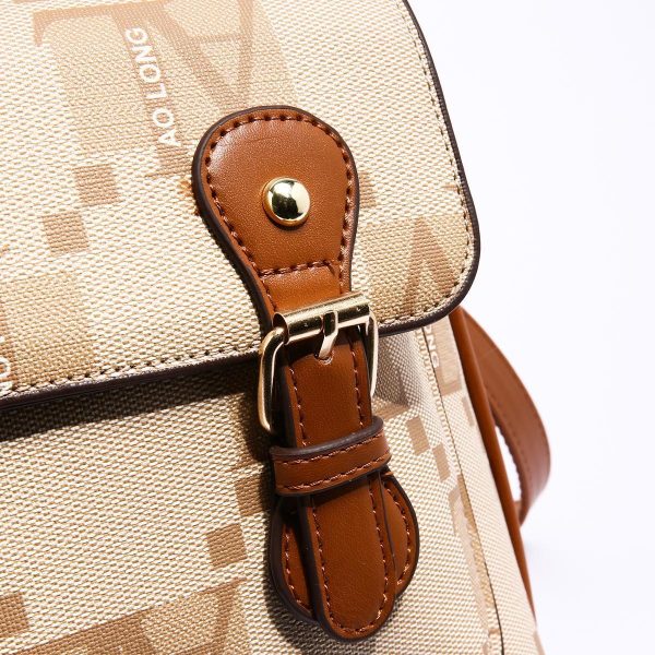 AOLONG  ALIFA -  8966 # Tas Ransel Wanita - Backpack Cewek Bahan Kulit PU Leather Premium - Image 6