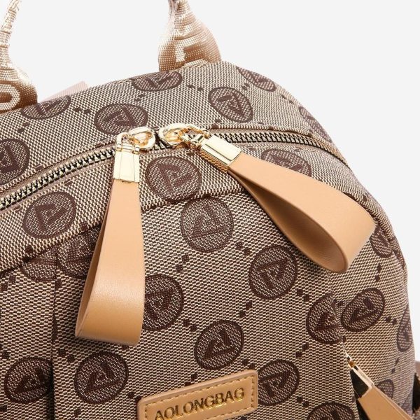 AOLONG LAVERA 5028 #RS.174 - Tas Ransel Wanita - Backpack Cewek Bahan Kulit PU Leather - Image 6