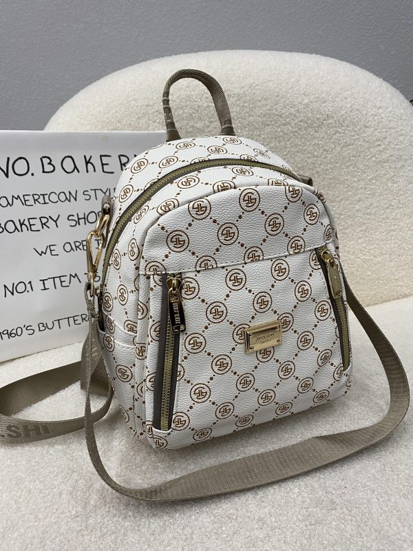 JIELSHI Tas Ransel Sandra 5286-J #SL.183 - Backpack Cewek Bahan Kulit PU Premium - Image 2