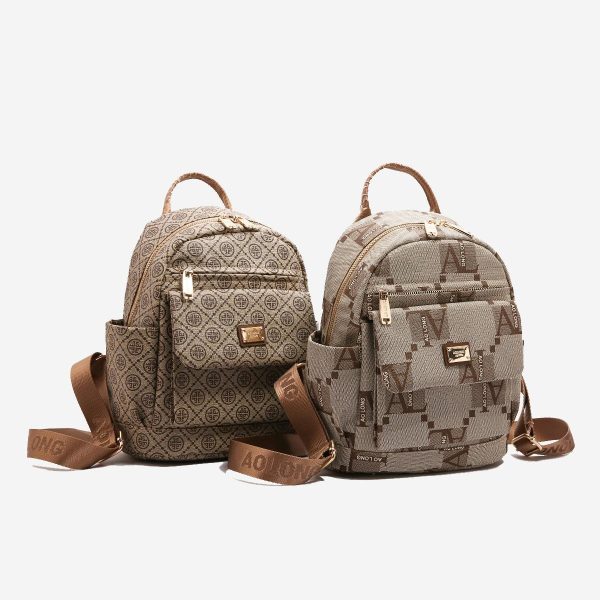 AOLONG Tas Ransel Azani 0237 #RS.205 - Backpack Cewek Terbaru Bahan Kulit PU Leather - Image 7