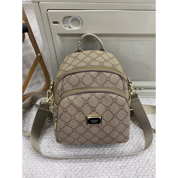 JIELSHI Lily 7707#JLY - Tas Ransel Wanita Backpack Multifungsi Bahan Kulit PU Leather Premium RS.168 - Image 3