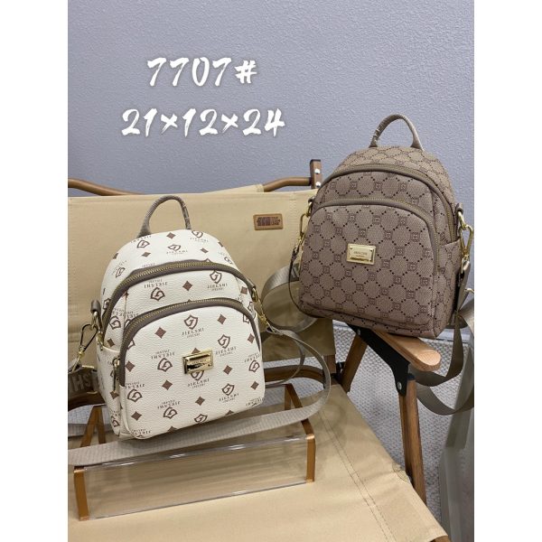 JIELSHI Lily 7707#JLY - Tas Ransel Wanita Backpack Multifungsi Bahan Kulit PU Leather Premium RS.168 - Image 6