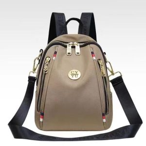 AOLONG NAYLA 901 #RS. 165 – Tas Ransel Wanita – Backpack Cewek Cantik dan Elegan Bahan Kanvas