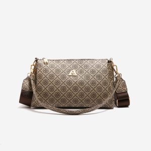 AOLONG NIRINA #8994 – Tas Selempang Wanita Bahan PU Leather-Tas Bahu Terkini-Sling Bag Terbaru