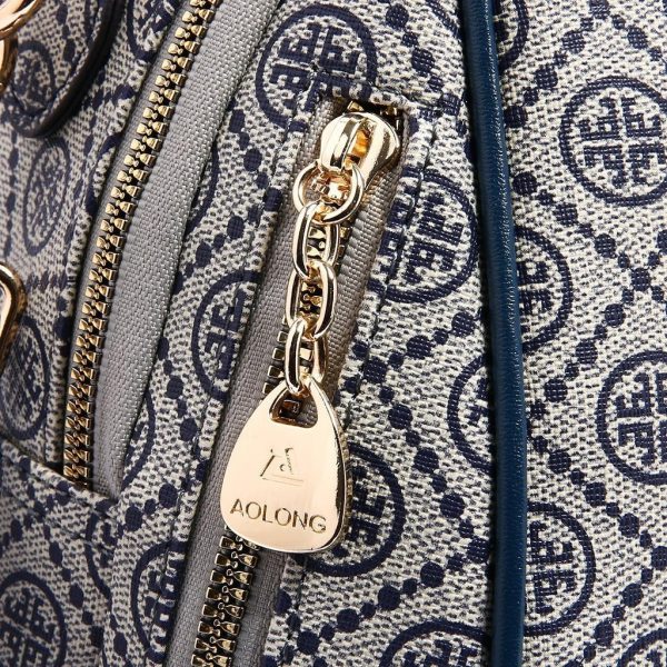 AOLONG Delancy  5025 #RS.176  - Tas Backpack Wanita Bahan Kulit PU Leather Premium - Image 6