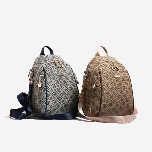 AOLONG Delancy  5025 #RS.176  - Tas Backpack Wanita Bahan Kulit PU Leather Premium - Image 8