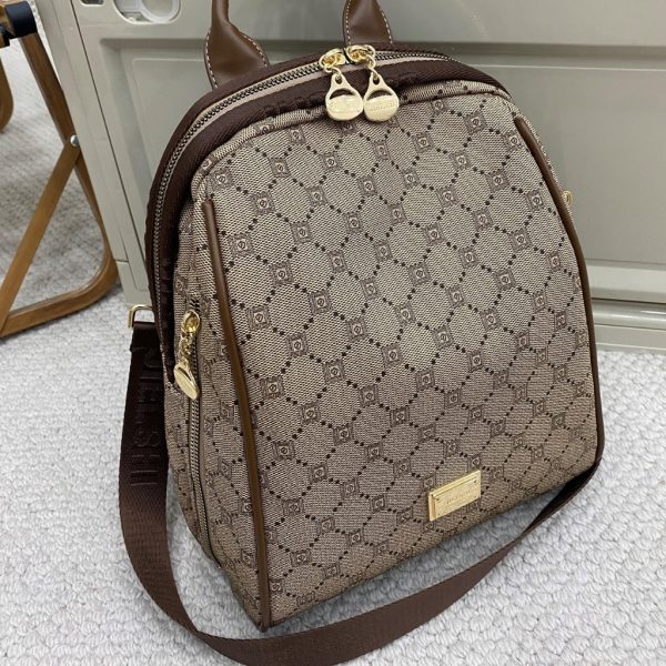 JIELSHI ANDIN KC-048 # Tas Ransel Wanita PU Leather Premium - Image 3