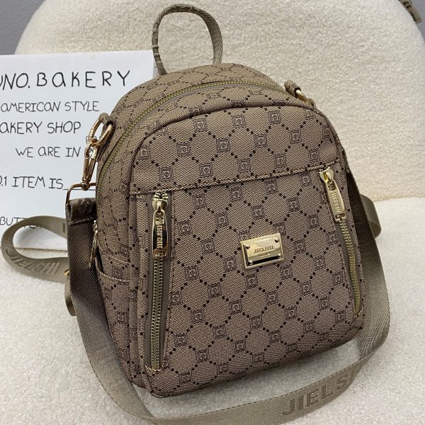 JIELSHI Tas Ransel Sandra 5286-J #SL.183 - Backpack Cewek Bahan Kulit PU Premium - Image 8