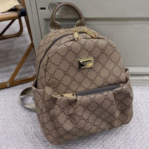 Ransel Berlyn Tas Ransel Wanita XC-066#- Backpack Medium Sekolah Fashion Bahan Kulit PU Leather