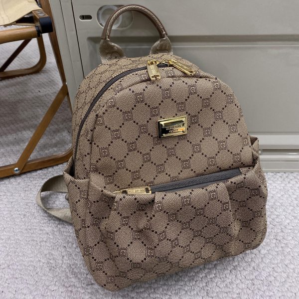 Ransel Berlyn Tas Ransel Wanita XC-066#- Backpack Medium Sekolah Fashion Bahan Kulit PU Leather