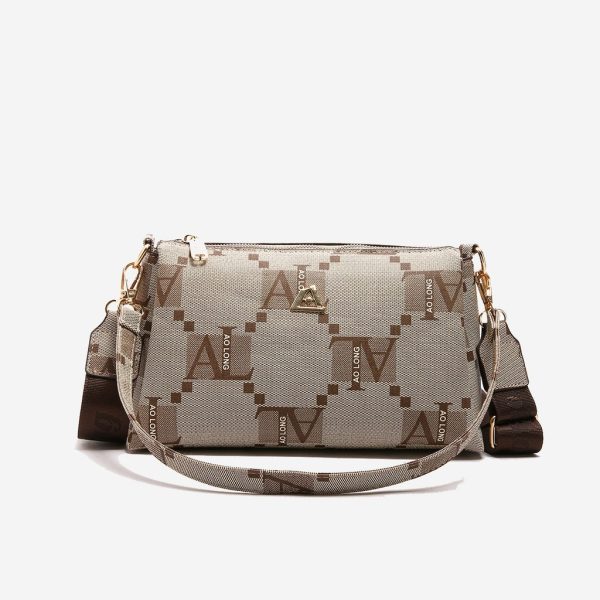 AOLONG NIRINA #8994 - Tas Selempang Wanita Bahan PU Leather-Tas Bahu Terkini-Sling Bag Terbaru - Image 3