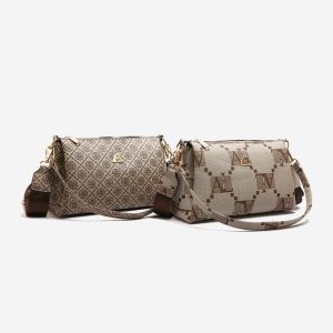 AOLONG NIRINA #8994 – Tas Selempang Wanita Bahan PU Leather-Tas Bahu Terkini-Sling Bag Terbaru