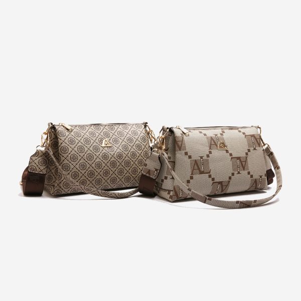AOLONG NIRINA #8994 - Tas Selempang Wanita Bahan PU Leather-Tas Bahu Terkini-Sling Bag Terbaru