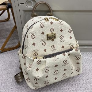 Ransel Berlyn Tas Ransel Wanita XC-066#- Backpack Medium Sekolah Fashion Bahan Kulit PU Leather
