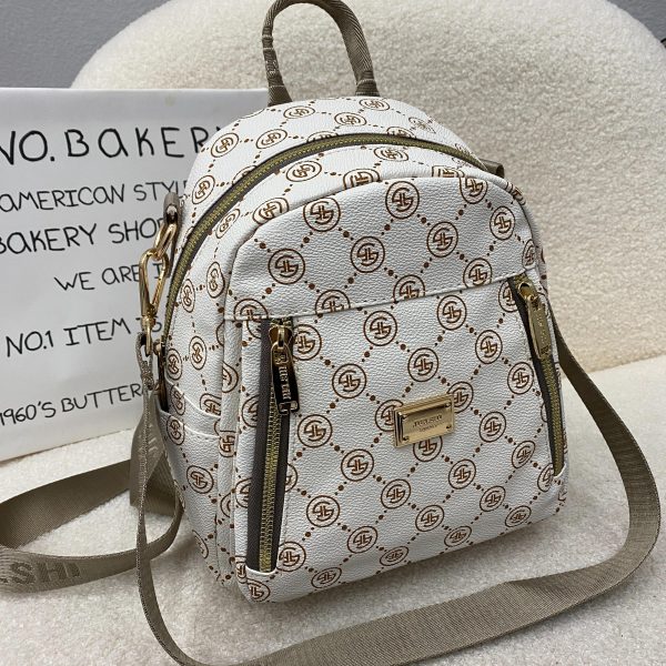 JIELSHI Tas Ransel Sandra 5286-J #SL.183 - Backpack Cewek Bahan Kulit PU Premium - Image 9