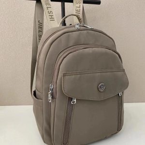 JIELSHI Rossie 7703 #- Tas Ransel Wanita Sekolah Berbahan Parasut Tebal