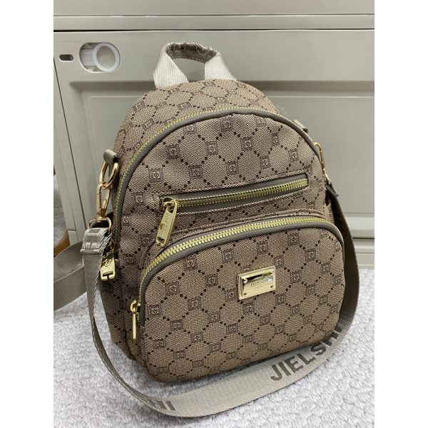 JIELSHI Talita 7706#JLY - Tas Ransel Wanita Multifungsi Bahan Kulit PU Premium Tebal - Image 4