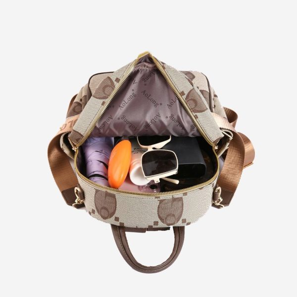 AOLONG Belle #5032 - Tas Ransel Wanita Bahan Kulit PU Leather Premium - Image 4