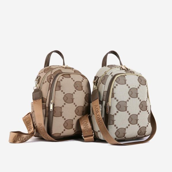 AOLONG Belle #5032 - Tas Ransel Wanita Bahan Kulit PU Leather Premium - Image 7
