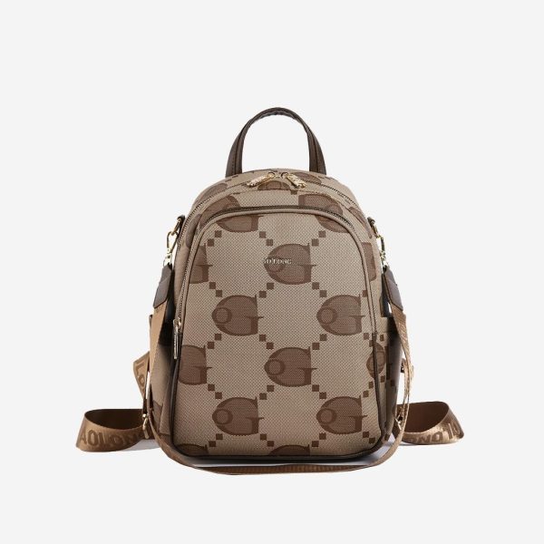 AOLONG Belle #5032 - Tas Ransel Wanita Bahan Kulit PU Leather Premium